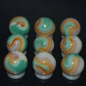 9 Beautiful HTF Jabo Classic Swirl Marbles