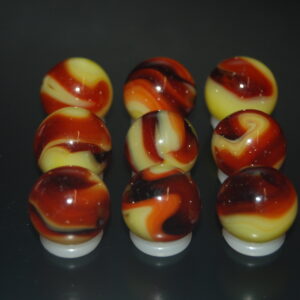 9 Beautiful HTF Jabo Classic Swirl Marbles