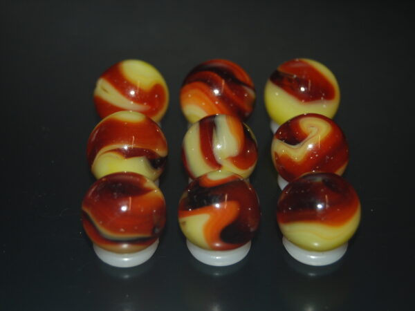 9 Beautiful HTF Jabo Classic Swirl Marbles