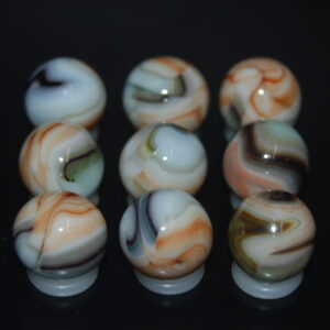 9 Beautiful HTF Jabo Classic Swirl Marbles