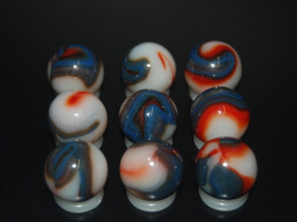 9 Beautiful HTF Jabo Classic Swirl Marbles