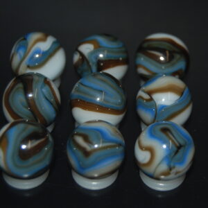 9 Beautiful HTF Jabo Classic Swirl Marbles