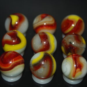 9 Beautiful HTF Jabo Classic Swirl Marbles