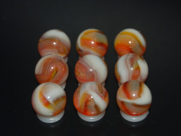 9 Beautiful HTF Jabo Classic Swirl Marbles