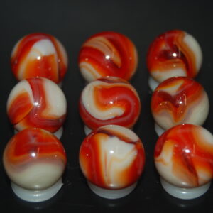 9 Beautiful HTF Jabo Classic Swirl Marbles