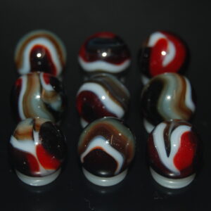 9 Beautiful HTF Jabo Classic Swirl Marbles