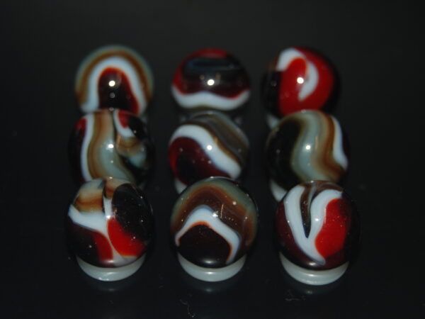 9 Beautiful HTF Jabo Classic Swirl Marbles