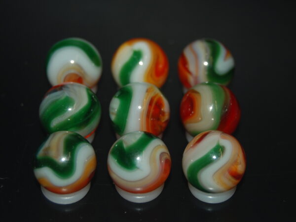 9 Beautiful HTF Jabo Classic Swirl Marbles