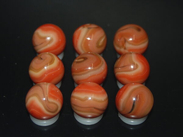 9 Beautiful HTF Jabo Classic Swirl Marbles