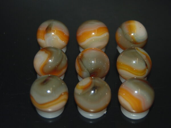 9 Beautiful HTF Jabo Classic Swirl Marbles