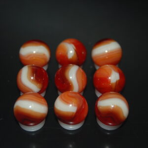 9 Beautiful HTF Jabo Classic Swirl Marbles