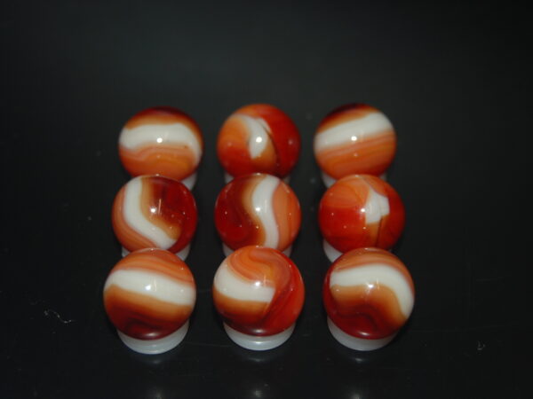 9 Beautiful HTF Jabo Classic Swirl Marbles