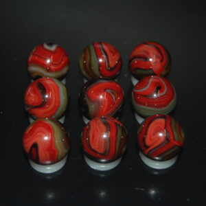 9 Beautiful HTF Jabo Classic Swirl Marbles