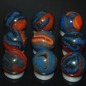 9 Beautiful HTF Jabo Classic Swirl Marbles