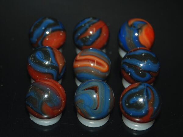 9 Beautiful HTF Jabo Classic Swirl Marbles