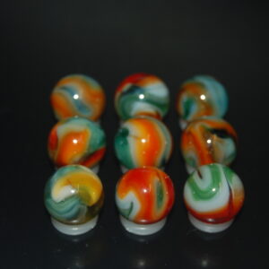 9 Beautiful HTF Jabo Classic Swirl Marbles