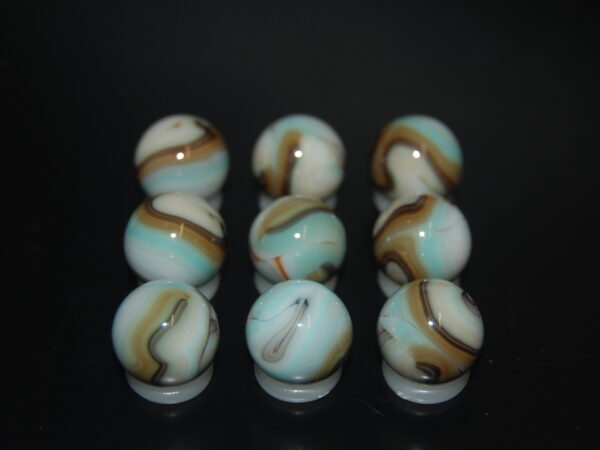 9 Beautiful HTF Jabo Classic Swirl Marbles