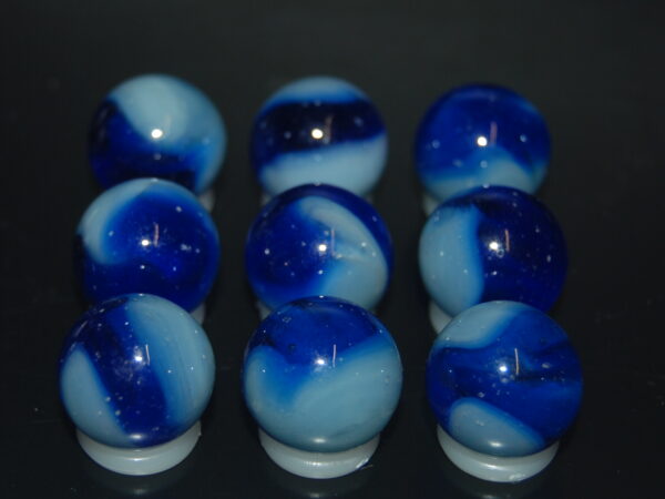 9 Beautiful HTF Jabo Classic Swirl Marbles