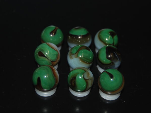 9 Beautiful HTF Jabo Classic Swirl Marbles