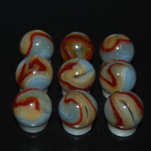 9 Beautiful HTF 2001 Jabo Classic Swirl Marbles