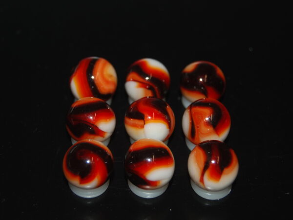 9 Beautiful HTF 2001 Jabo Classic Swirl Marbles