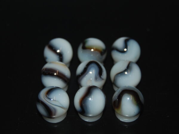 9 Beautiful HTF 2001 Jabo Classic Swirl Marbles