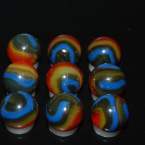 9 Beautiful HTF Jabo Classic Swirl Marbles