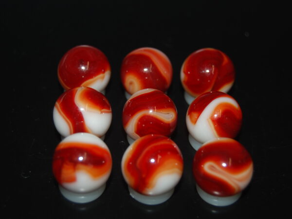 9 Beautiful HTF Jabo Classic Swirl Marbles