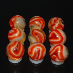 9 Beautiful HTF Jabo Classic Swirl Marbles