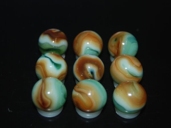 9 Beautiful HTF Jabo Classic Swirl Marbles