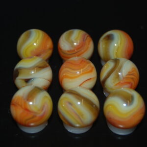 9 Beautiful HTF Jabo Classic Swirl Marbles