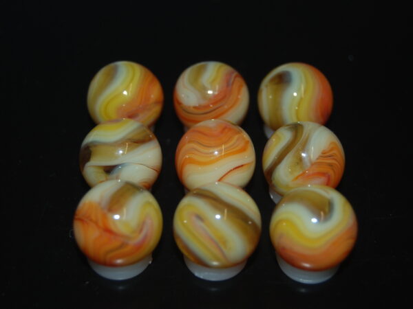 9 Beautiful HTF Jabo Classic Swirl Marbles