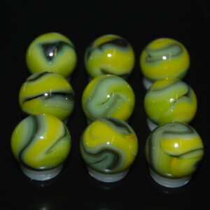 9 Beautiful HTF 1998 Jabo Classic Swirl Marbles