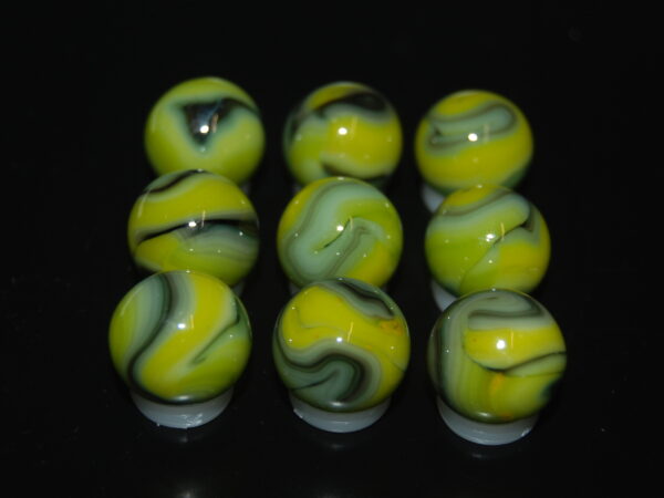 9 Beautiful HTF 1998 Jabo Classic Swirl Marbles