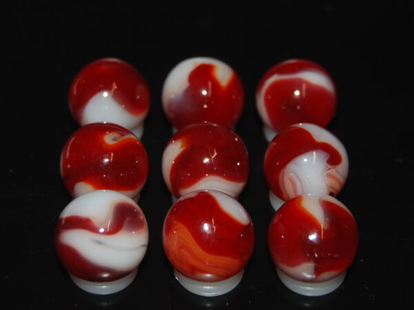 9 Beautiful HTF 1998 Jabo Classic Swirl Marbles