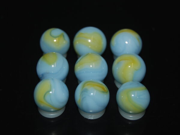 9 Beautiful HTF 1998 Jabo Classic Swirl Marbles