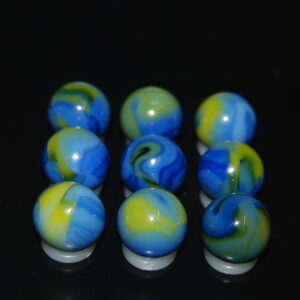 9 Beautiful HTF 1998 Jabo Classic Swirl Marbles