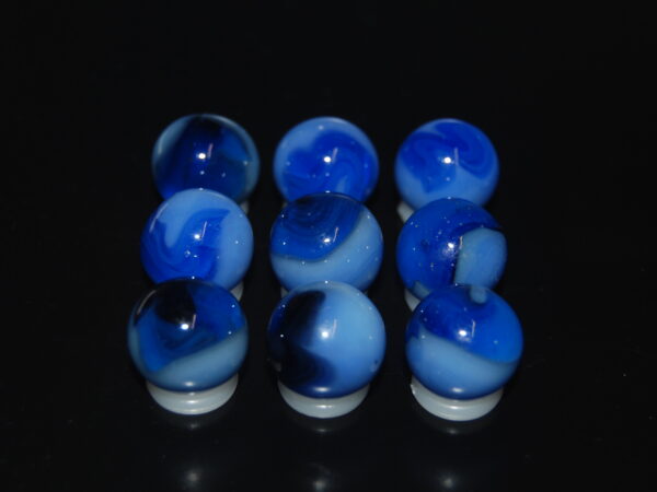 9 Beautiful HTF 1998 Jabo Classic Swirl Marbles