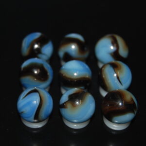 9 Beautiful HTF 1998 Jabo Classic Swirl Marbles