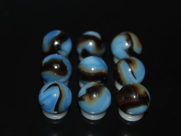 9 Beautiful HTF 1998 Jabo Classic Swirl Marbles