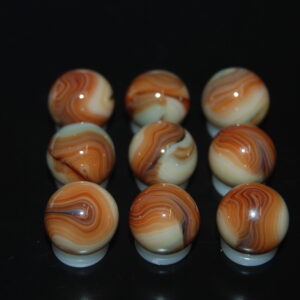 9 Beautiful HTF Jabo Classic Swirl Marbles