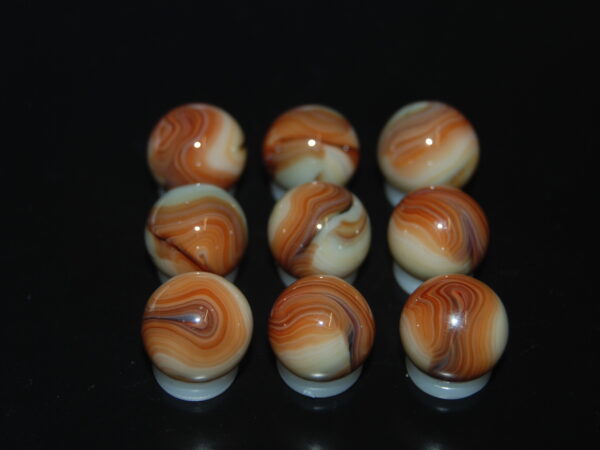 9 Beautiful HTF Jabo Classic Swirl Marbles