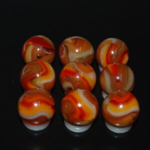 9 Beautiful HTF Jabo Classic Swirl Marbles