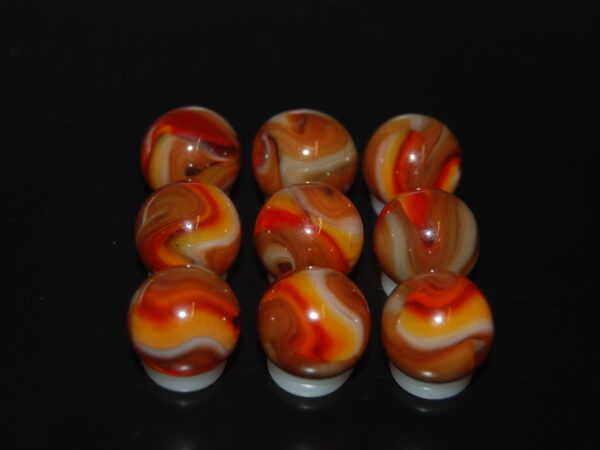 9 Beautiful HTF Jabo Classic Swirl Marbles