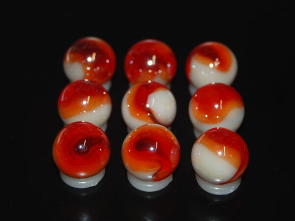 9 Beautiful HTF Jabo Classic Swirl Marbles