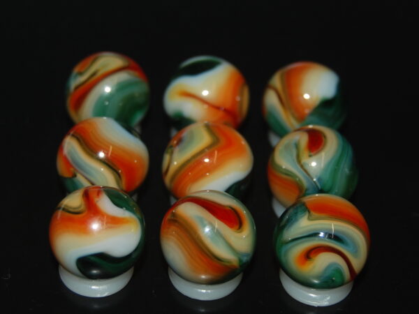 9 Beautiful HTF 2004 Jabo Classic Swirl Marbles