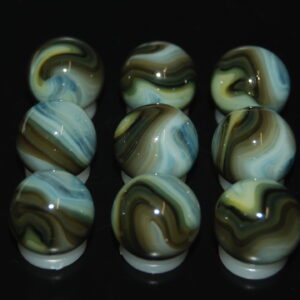 9 Beautiful HTF 2004 Jabo Classic Swirl Marbles