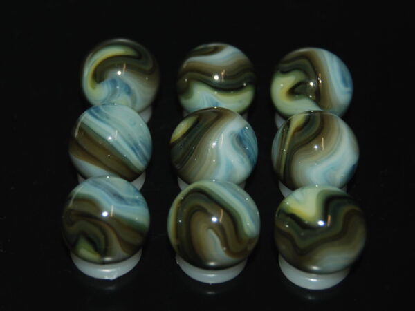 9 Beautiful HTF 2004 Jabo Classic Swirl Marbles