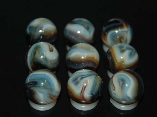 9 Beautiful HTF Jabo Classic Swirl Marbles