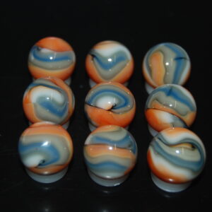 9 Beautiful HTF 2004 Jabo Classic Swirl Marbles